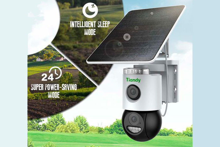 Tiandy 4G Solar Dual Lens camera PT innovative video surveillance solution