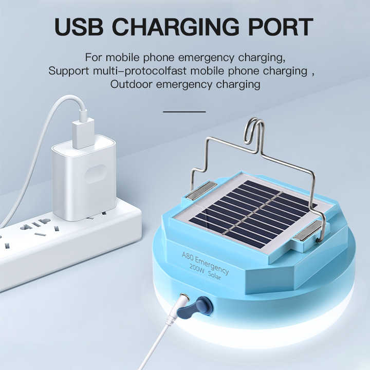 200 watts rechargeable emergency light - camping light