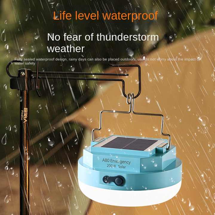 200 watts rechargeable emergency light - camping light